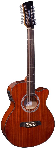BTK5012M - Advanced Stage Guitar 12 String Electro - Mahogany Gloss